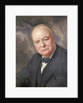 Portrait of Winston Churchill by Margery Forbes