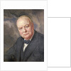 Portrait of Winston Churchill by Margery Forbes