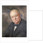 Portrait of Winston Churchill by Margery Forbes