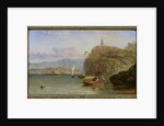On the Amalfi Coast at Dusk by Arthur Joseph Meadows