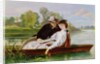Lovers in a Punt by John-Bagnold Burgess
