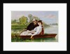 Lovers in a Punt by John-Bagnold Burgess