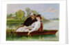 Lovers in a Punt by John-Bagnold Burgess