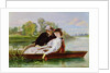 Lovers in a Punt by John-Bagnold Burgess