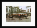 The Blues and Royals, Guard Mounting Parade, Whitehall by Charles Edouard Armand-Dumaresq