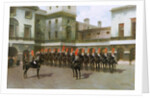 The Blues and Royals, Guard Mounting Parade, Whitehall by Charles Edouard Armand-Dumaresq