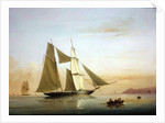 The 'Kestral', R.Y.S., Becalmed Offshore by Nicholas Matthews Condy