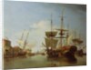 Shipping on the Thames at Rotherhithe, c.1753 by Samuel Scott