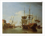 Shipping on the Thames at Rotherhithe, c.1753 by Samuel Scott