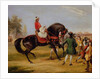 The Earl of Godolphin's 'Scham' with an Arab up, 1845 by Francis Calcraft Turner