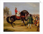 The Earl of Godolphin's 'Scham' with an Arab up, 1845 by Francis Calcraft Turner