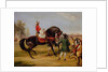 The Earl of Godolphin's 'Scham' with an Arab up, 1845 by Francis Calcraft Turner
