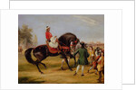 The Earl of Godolphin's 'Scham' with an Arab up, 1845 by Francis Calcraft Turner