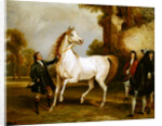 The Earl of Godolphin's 'Roxana' held by her jockey, 1845 by Francis Calcraft Turner