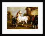 The Earl of Godolphin's 'Roxana' held by her jockey, 1845 by Francis Calcraft Turner
