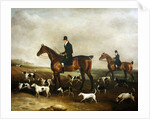 Michael Beverley with his Whipper in and Harriers, 1831 by Edwin W. Cooper