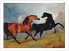 Horses fighting by Sawrey Gilpin
