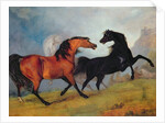 Horses fighting by Sawrey Gilpin