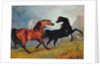 Horses fighting by Sawrey Gilpin