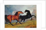 Horses fighting by Sawrey Gilpin