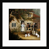 Two sportsmen with their pointers setting out from a cottage, c.1830 by James Pollard