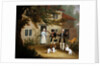 Two sportsmen with their pointers setting out from a cottage, c.1830 by James Pollard