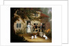 Two sportsmen with their pointers setting out from a cottage, c.1830 by James Pollard