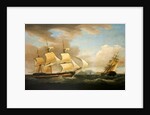 Shipping scene by Thomas Whitcombe