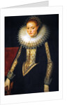 Portrait of a lady of the court of Queen Elizabeth I by Marcus Gheeraerts