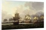 Vice-Admiral Parker's Action with the Dutch Fleet on the Doggerbank, 1781 by Dominic Serres