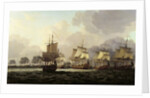 Vice-Admiral Parker's Action with the Dutch Fleet on the Doggerbank, 1781 by Dominic Serres