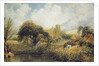 Llandaff, 1829 by Peter de Wint