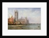 The Houses of Parliament and Westminster Bridge, c.1875 by James Richard Marquis
