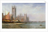 The Houses of Parliament and Westminster Bridge, c.1875 by James Richard Marquis