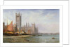 The Houses of Parliament and Westminster Bridge, c.1875 by James Richard Marquis