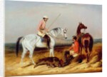 Pig Sticking, 1847 by C.B. Spalding