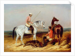 Pig Sticking, 1847 by C.B. Spalding