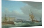 Shipping off Dover, c.1760 by Thomas Whitcombe