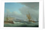 Shipping off Dover, c.1760 by Thomas Whitcombe