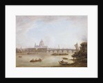 St Paul's and Blackfriars Bridge by William Marlow