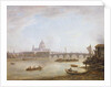 St Paul's and Blackfriars Bridge by William Marlow