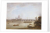 St Paul's and Blackfriars Bridge by William Marlow