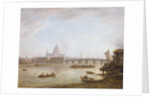St Paul's and Blackfriars Bridge by William Marlow