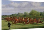 The Start of the 1862 Derby, 1862 by Samuel Henry Alken
