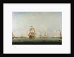 Victory leaving Portsmouth by Captain William Elliott