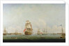Victory leaving Portsmouth by Captain William Elliott