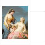 Portrait of Emma Hart as a Sybil by Elisabeth Louise Vigee-Lebrun