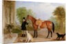 A Groom with a Horse by John E. Ferneley