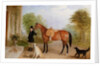 A Groom with a Horse by John E. Ferneley