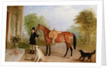 A Groom with a Horse by John E. Ferneley